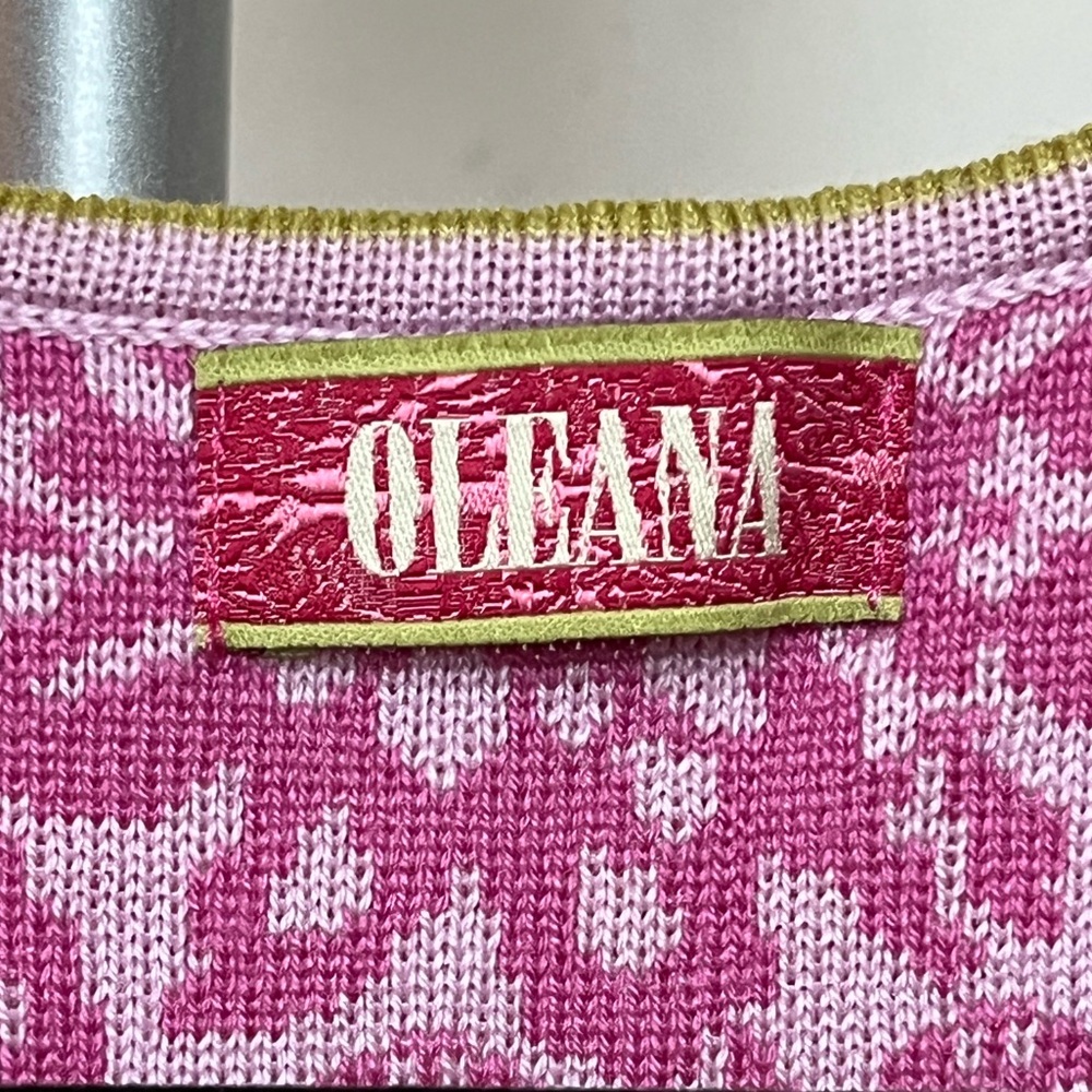 OLEANA Pink Floral Cardigan Sweater - Picture 4 of 6